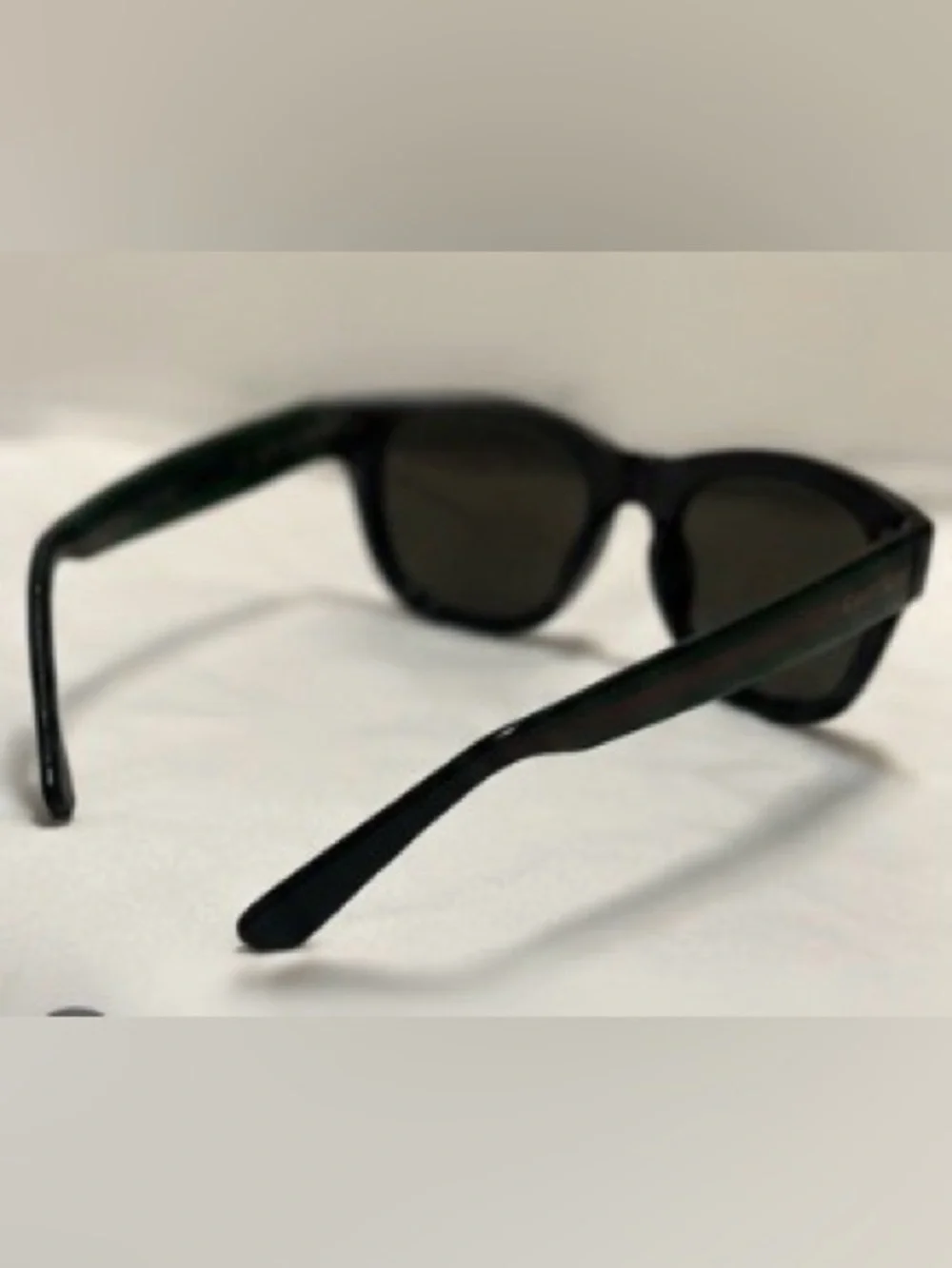 Gucci GG0003SN Black Sunglasses Green Red Web Stripe Made in Italy